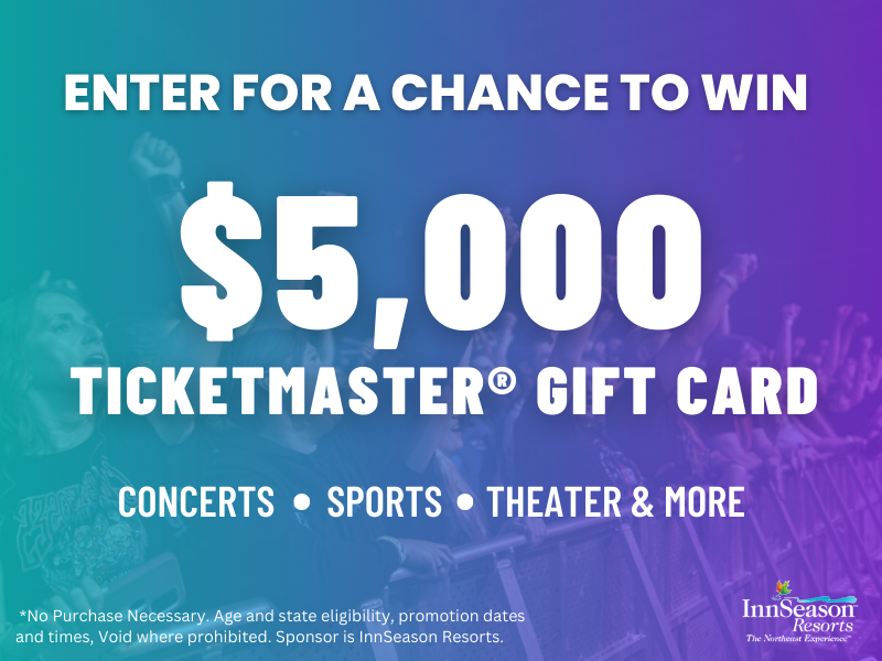 Enter to Win $5,000 Ticketmaster Gift Card