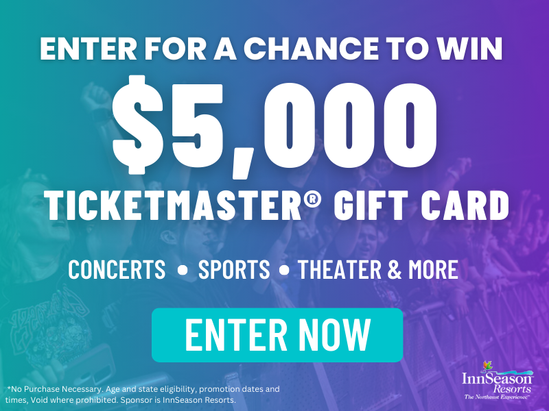 Enter to Win $5,000 Ticketmaster Gift Card